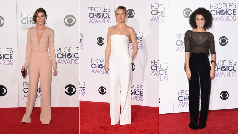 Illustration for article titled Voluminous Drapes, Clean Cuts & Some Balmain at the Peoples' Choice Awards